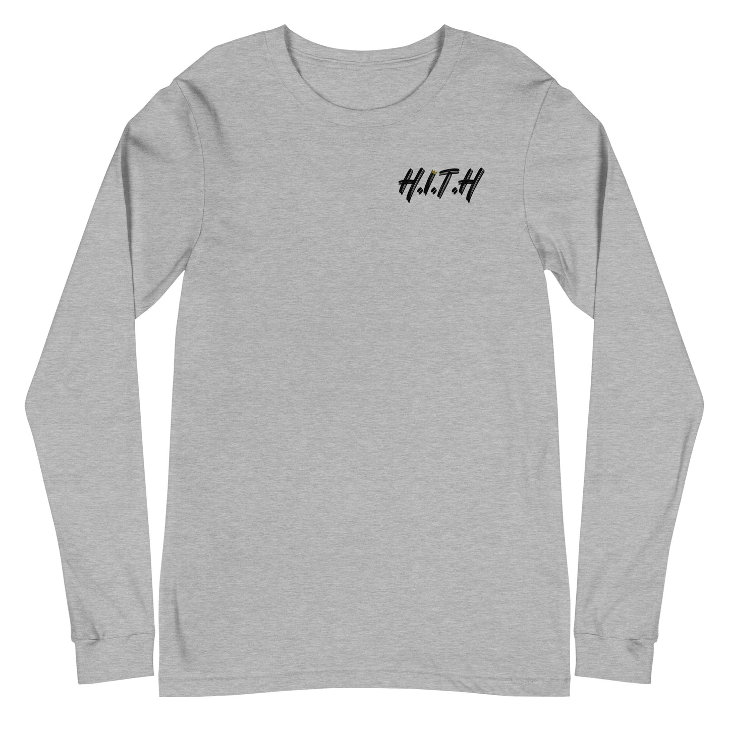 Unisex Long Sleeve Tee Black Logo