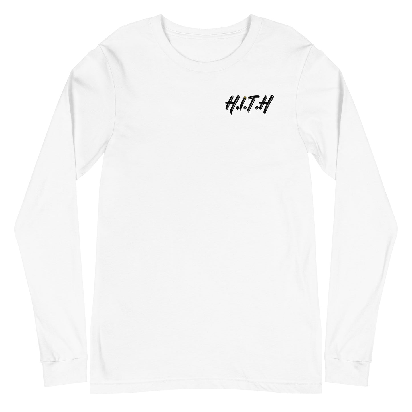 Unisex Long Sleeve Tee Black Logo